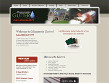 Tablet Screenshot of mngutter.com